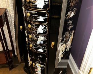 Oriental Jewelry Armoire