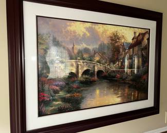 Thomas Kinkade "Cobblestone Brooke"