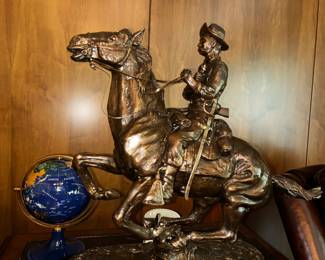 Trooper of the plains, Remington Bronze $1,600