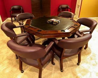 Poker game table $750