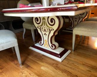 Claude Dalle Paris, Maison Romeo dining table inlay $3,400