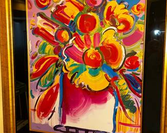 Peter Max Flowers, Limited to 500 $1,200