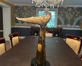 Will Herrera, Bronze 1988 GTE Hawaiian PGA senior event Whale Tail 20" 