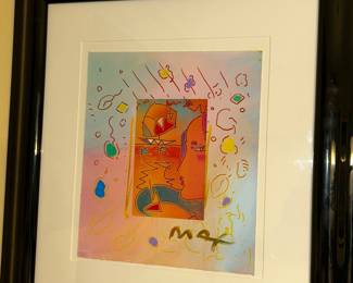 Peter Max, profile series mixed media $1,000