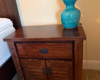 one of a pair of nightstands