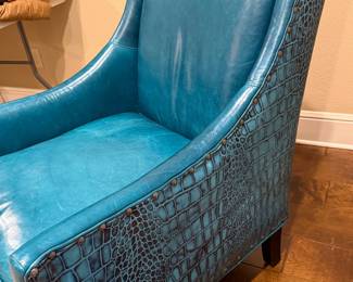 turquoise chair