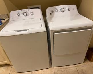 GE washer and dryer