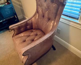 leather armchair Hancock & Moore