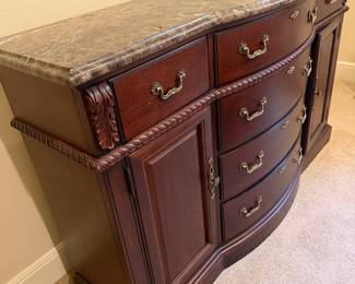 Thomasville buffet, marble top