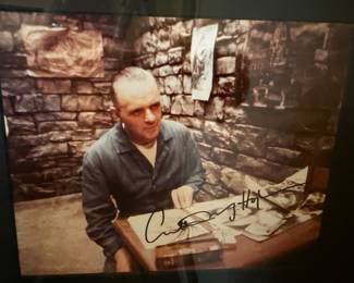 Silence of the Lambs framed still, autographed