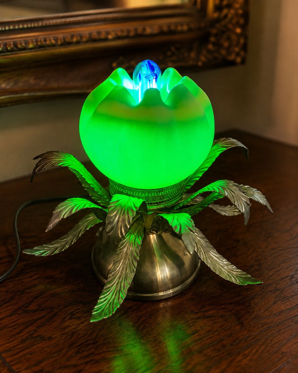 Uranium & Brass Lamp