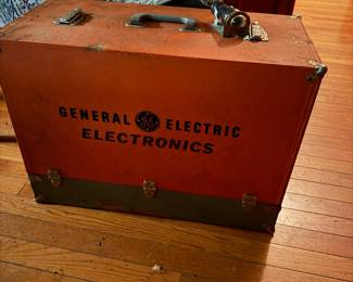 General Electric radio tube salesman case