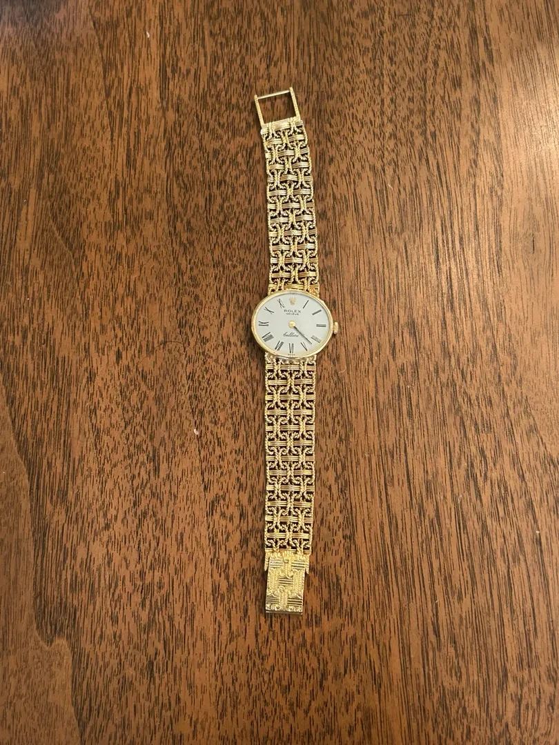 Rolex Cellini with 18k Gold Band