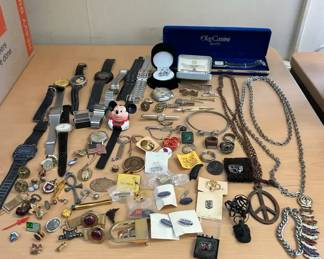 Mens Jewelry Lot With Some Gold Filled