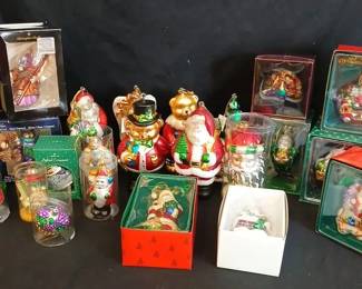 Hand Blown Large Metallic Ornaments Sterling Brand