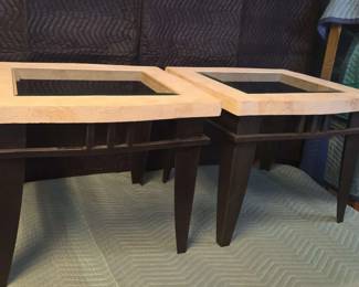 Mexican Glass Top Tables