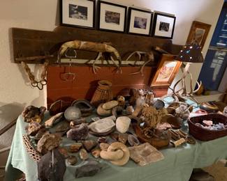 Geodes, rocks, horns,