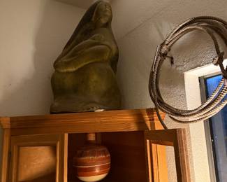 Native American art and sculptures