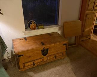 vintage pine trunk
