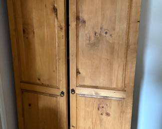 Rustic Pine Armoire
