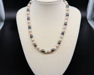 Colored Pearl Necklace