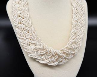 Pearl Braided Necklace