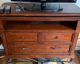 TV Stand with Swivel on Top