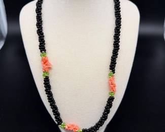 Necklace - has matching bracelet and pin