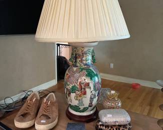 Decorative Vase, Shoes, Ties