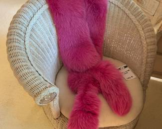 Wicker Chair, Furs