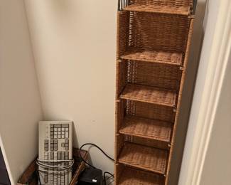 Wicker Basket, Wicker Shelf