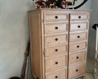 Tall Dresser, Horse Figurines