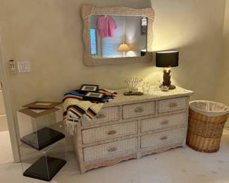 Wicker Dressser