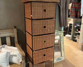 Wicker Storage Shelf