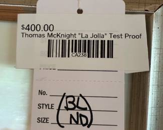 Thomas McKnight "La Jolla" Test Proof