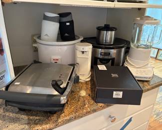 Blender, Crock Pot, Panini Press