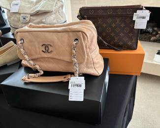Chanel Sharpei Bowler Bag, Louis Vuitton Monogram Crossbody