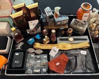 Jewelry, Perfumes, Belts, Cameras, Watches