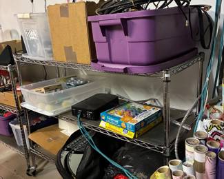 Metal Shelves, Misc items