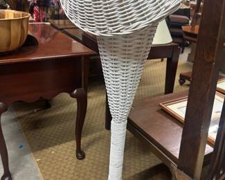 Antique Wicker plant stand