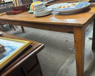 Antique farmhouse table