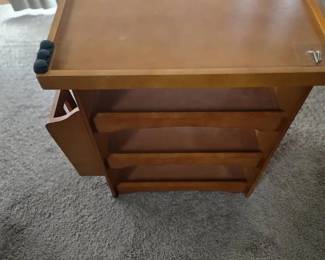 OakRidge Deluxe Rolling Multipurpose Table