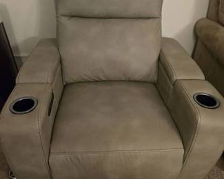 Macys Greymel Zero Gravity Fabric Recliner Like New