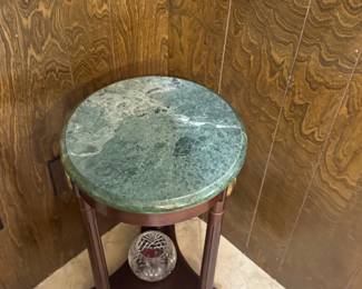 Marble top occasional table