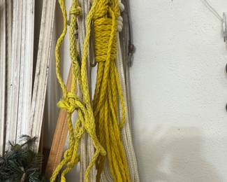Yellow Braided Plaited Rope, Cord, Piping, Trim,