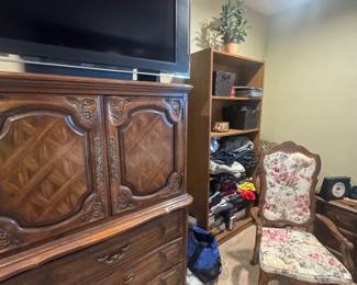 Book case and bedroom dressers