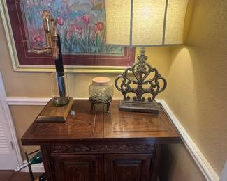 Tables and lamps