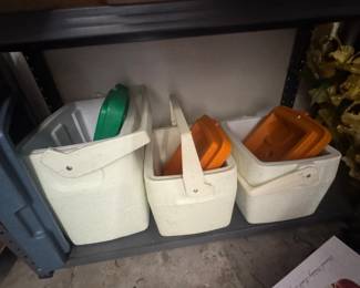 Vintage Oscar By Coleman orange & Green/White