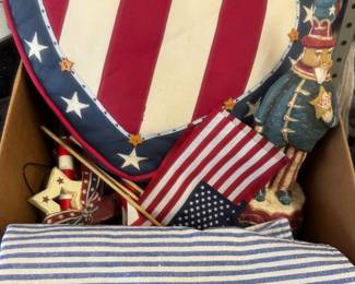 Box of 4th of July or patriotic