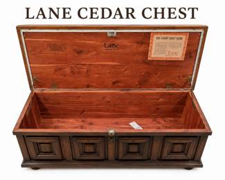 This was filled with linens and lace wedding trousseau with collection of clothing, linens, accessories, and personal items assembled by bride-to-be in preparation for her wedding and married life. Stored in a hope chest or in this case a cedar  trunk, it represents a transition into a new household. 